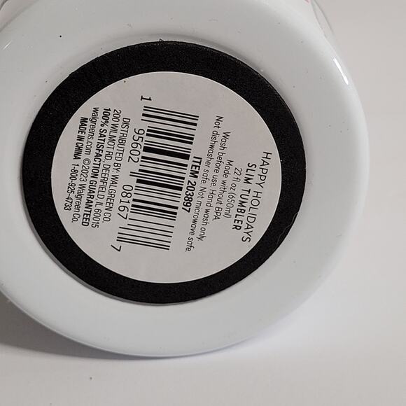 Festive Christmas Lights 20oz Insulated Tumbler - Picture 3 of 14